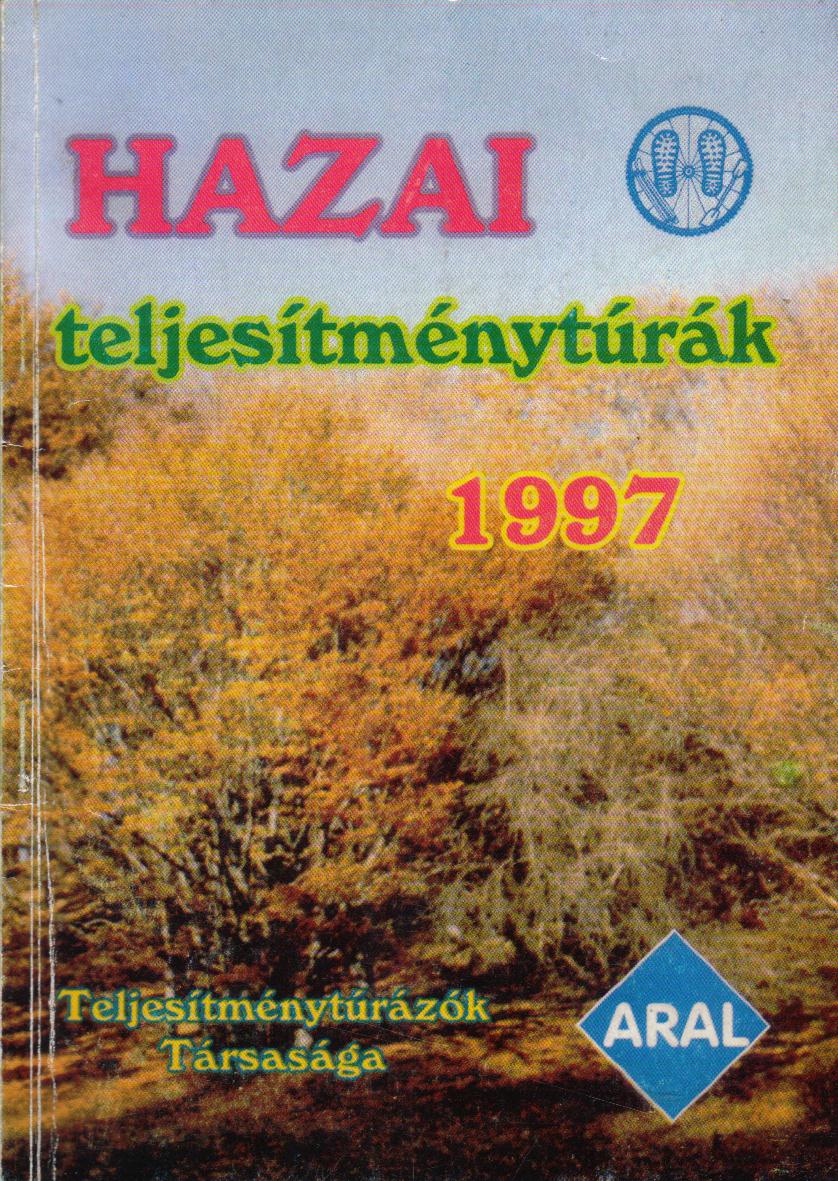 Teljesítménytúra Naptár címlap 1997