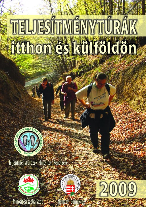 Teljesítménytúra Naptár címlap 2009