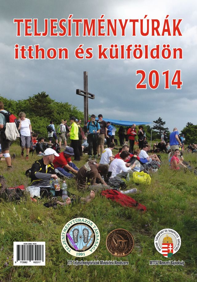 Teljesítménytúra Naptár címlap 2014